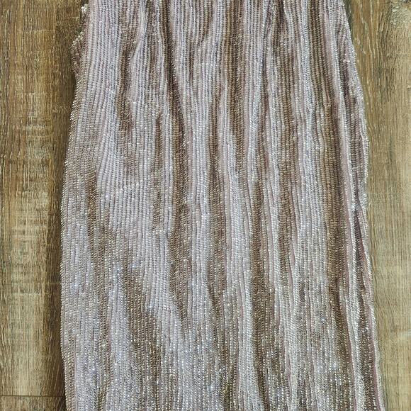 Retrofete Katya Dress in Dusty Lilac Small Maxi Sequins Cowl Neck Sleeveless NWT - Picture 8 of 13